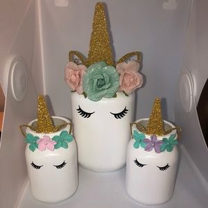 Unicorn Mason Jars